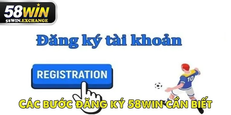 Các bước đăng ký 58Win siêu đơn giản cho bạn